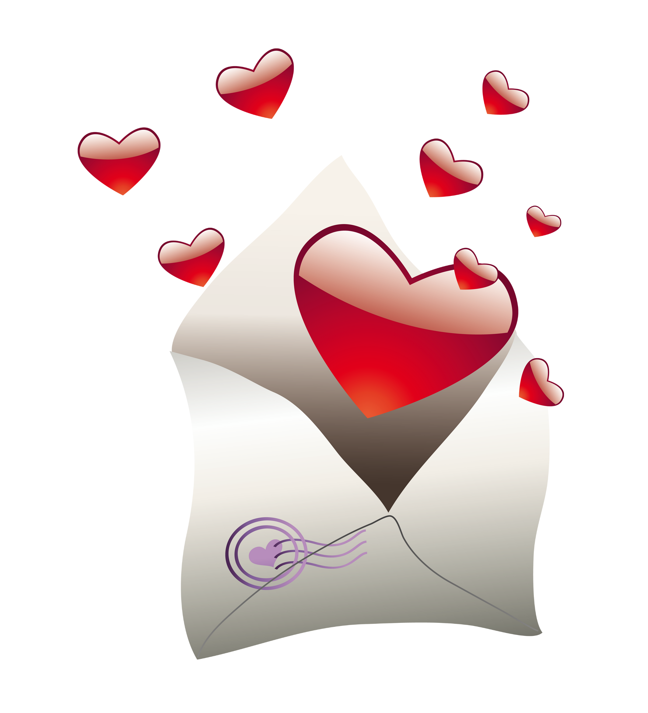 Valentines Day Hearts Letter PNG Picture | Gallery Yopriceville - High